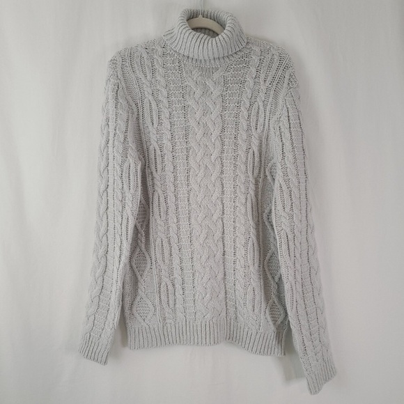 ASOS Cable Knit Turtleneck Sweater - Picture 3 of 12